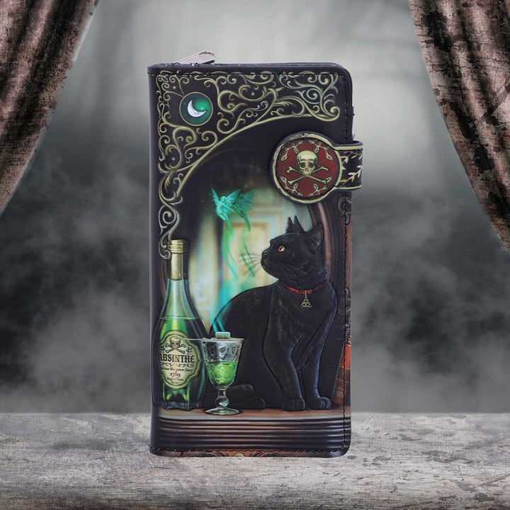 Lisa Parker Absinthe and Black Cat Familiar Purse B4863P9