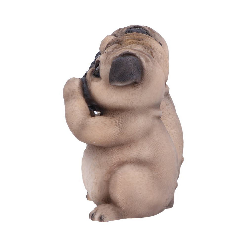 Three Wise Pugs Dog Ornaments B4884P9