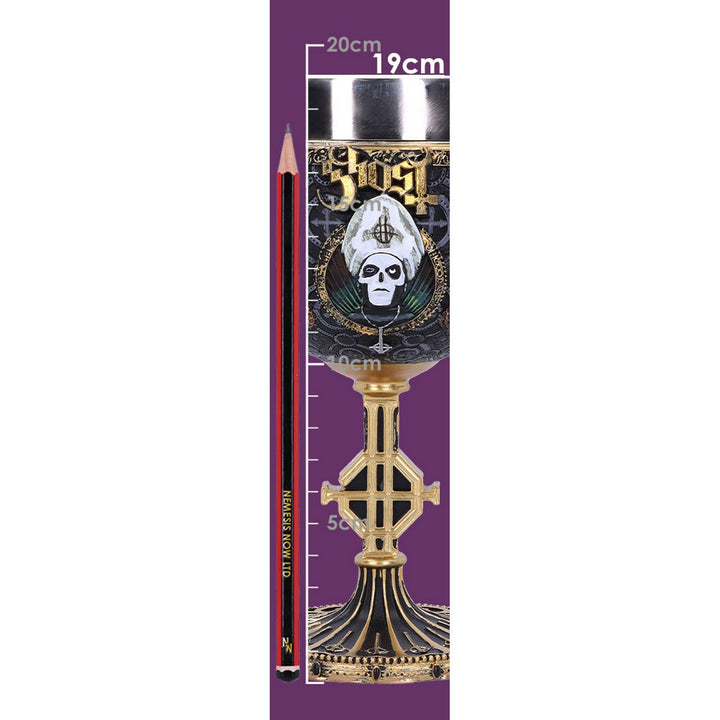 Licensed Ghost Papa Emeritus III Gold Goblet B4886P9