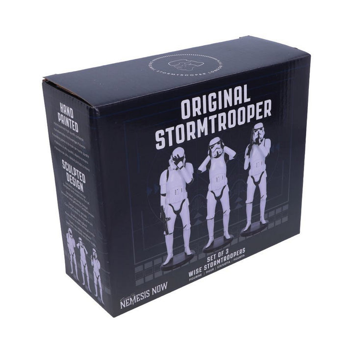 The Original Stormtrooper Three Wise Sci-Fi Figurines B4889P9