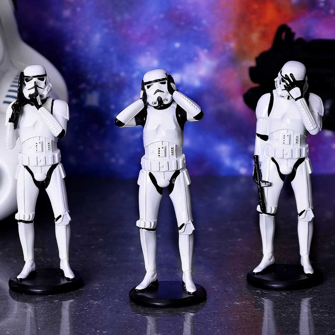 The Original Stormtrooper Three Wise Sci-Fi Figurines B4889P9