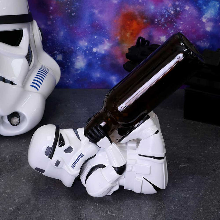 The Original Stormtrooper Sci-Fi Wine Bottle Holder Figurine B4891P9