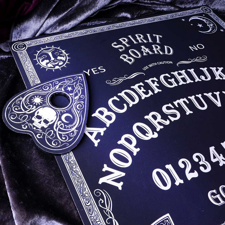 Black and White Spirit Board with Planchette B4914R0