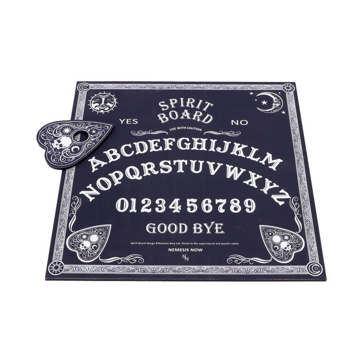 Black and White Spirit Board with Planchette B4914R0