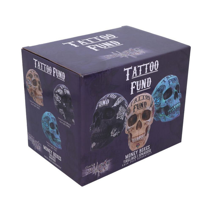 Natural Bone Coloured Traditional, Tribal Tattoo Fund Skull B5110R0