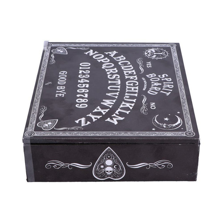 Black and White Spirit Board and Planchette Jewellery Storage Box with Mirror B5112R0