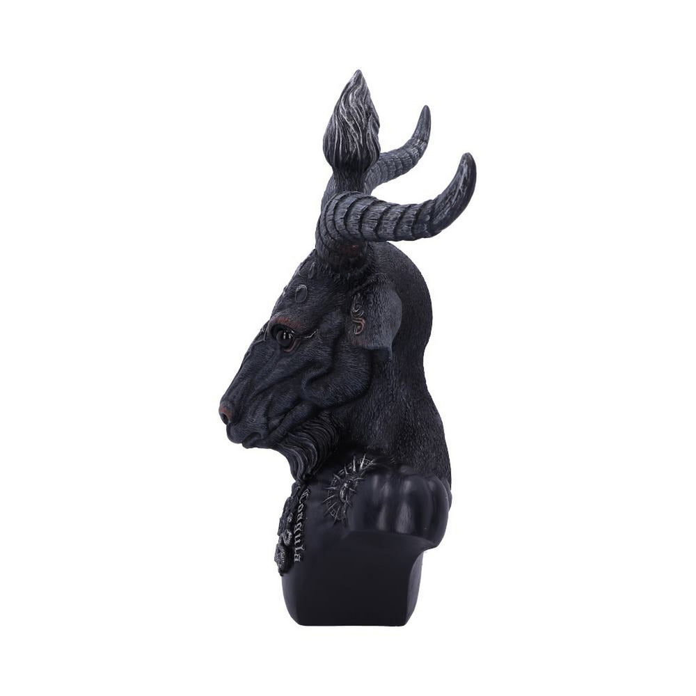 Celestial Black and Silver Baphomet Bust B5114R0