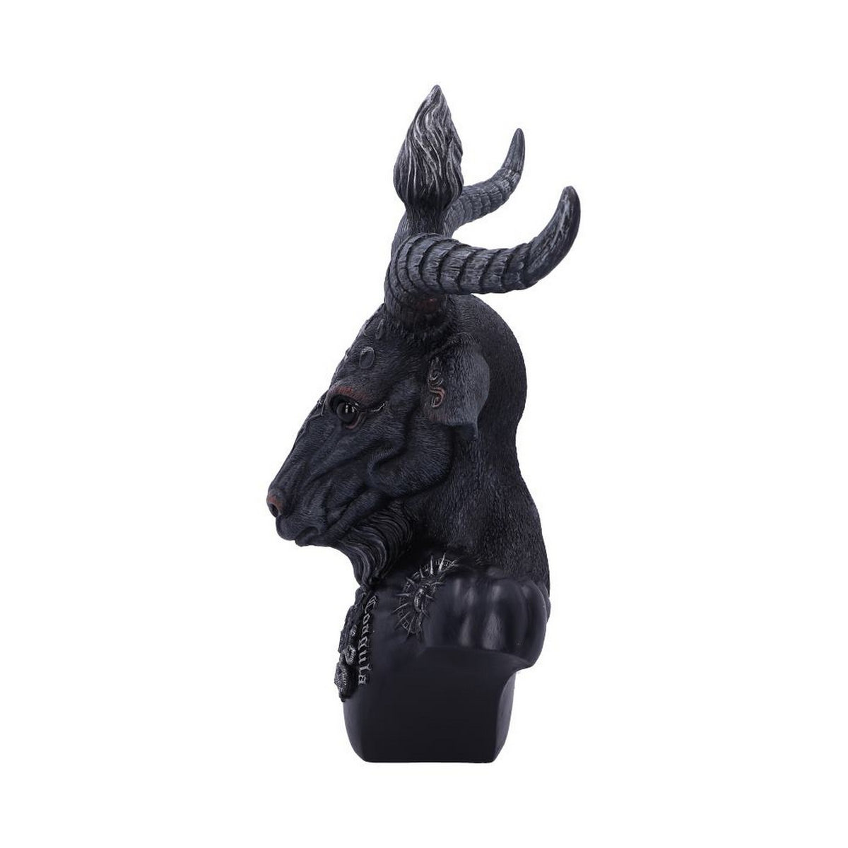 Celestial Black and Silver Baphomet Bust B5114R0