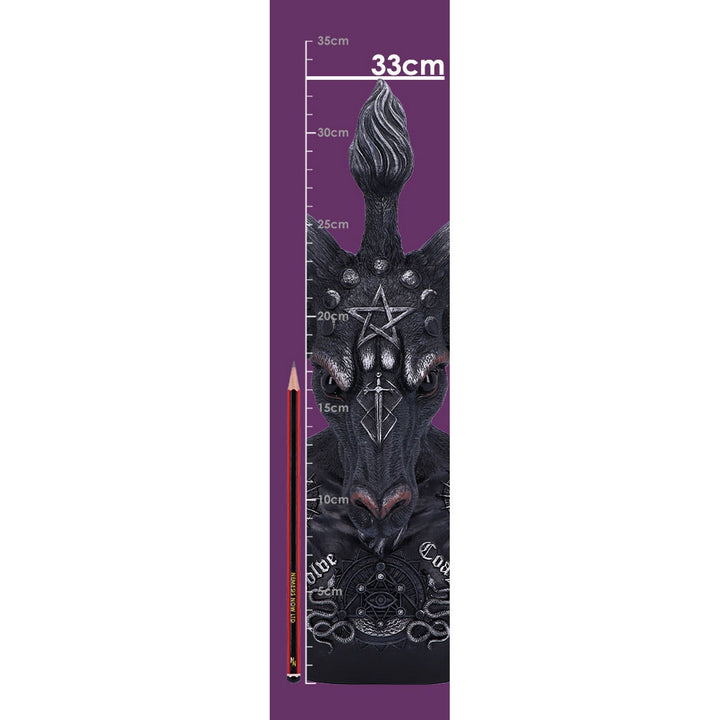 Celestial Black and Silver Baphomet Bust B5114R0