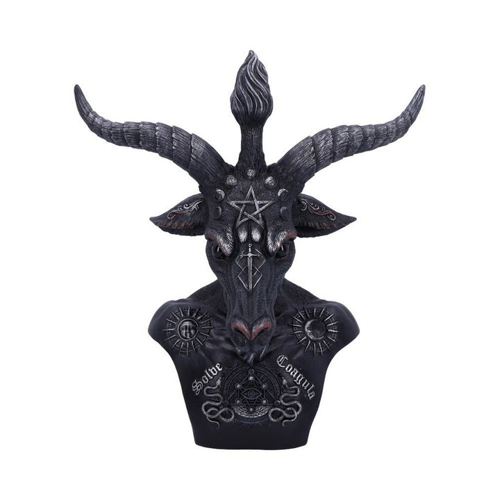 Celestial Black and Silver Baphomet Bust B5114R0