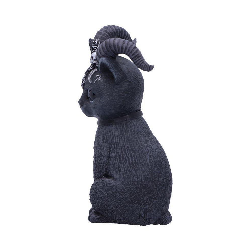 Pawzuph Horned Occult Cat Figurine B5148R0