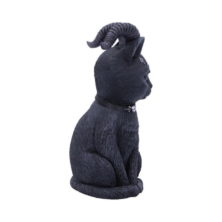 Pawzuph Horned Occult Cat Figurine B5148R0