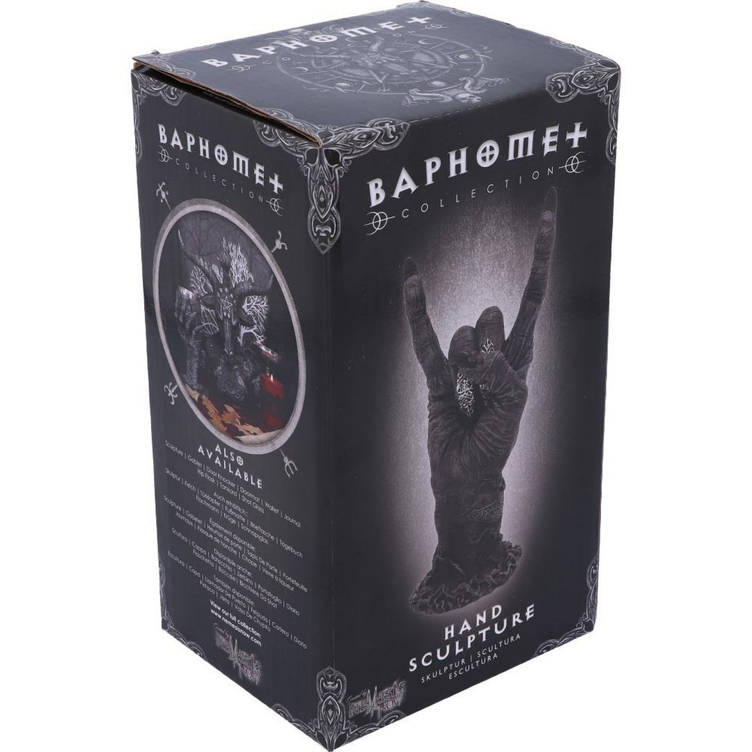 Baphomet's Horns Horror Hand Figurine B5159R0