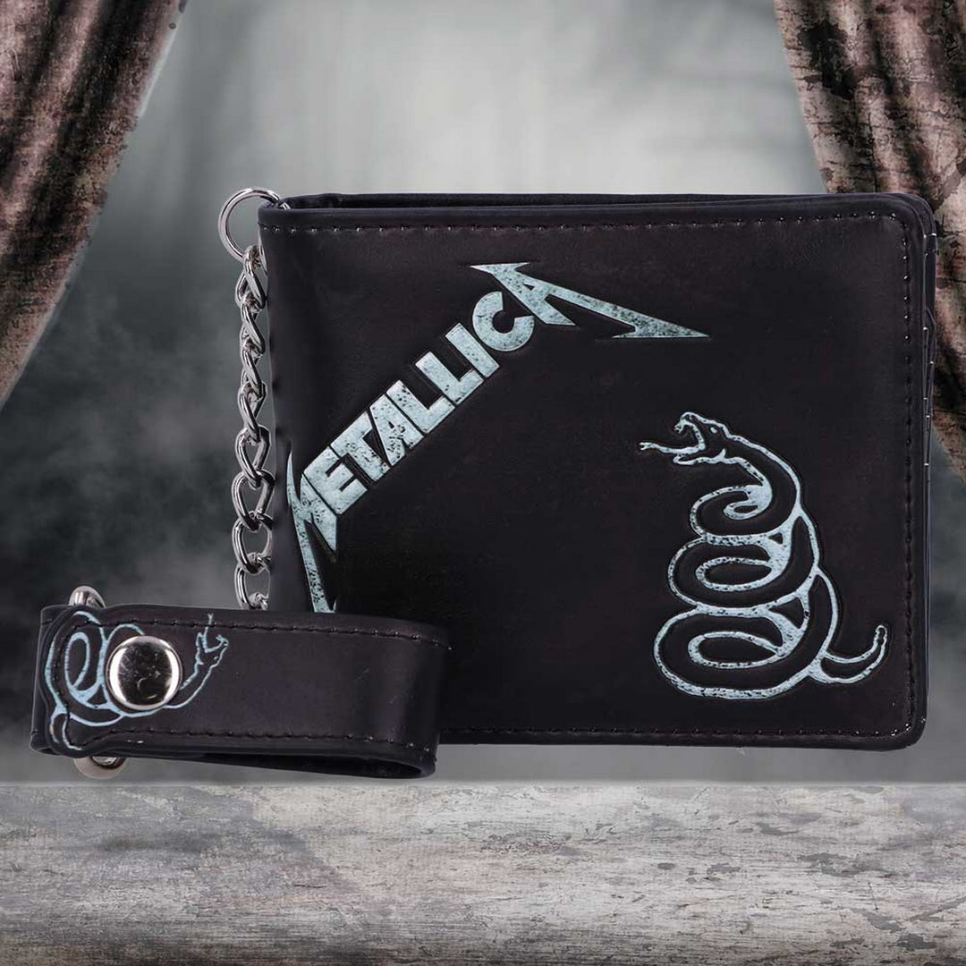 Officially licensed Metallica Black Album Wallet with Chain B5160R0