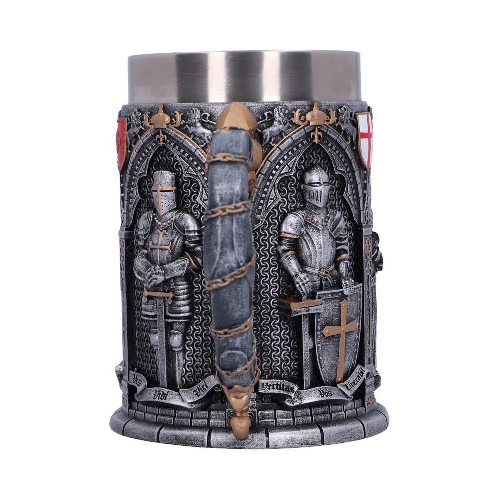 The Vow English Armoured Knight Latin Oath Tankard B5167R0