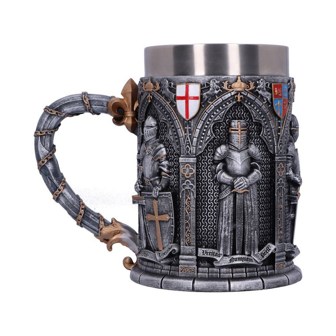 The Vow English Armoured Knight Latin Oath Tankard B5167R0
