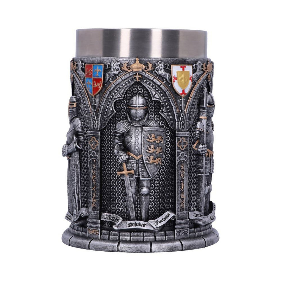 The Vow English Armoured Knight Latin Oath Tankard B5167R0