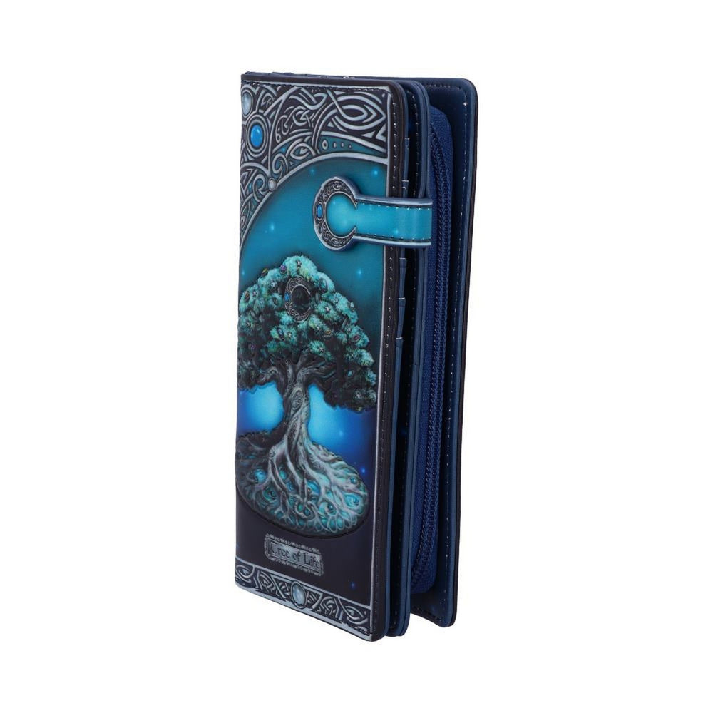 Tree of Life Pagan Moon Embossed Purse B5174R0
