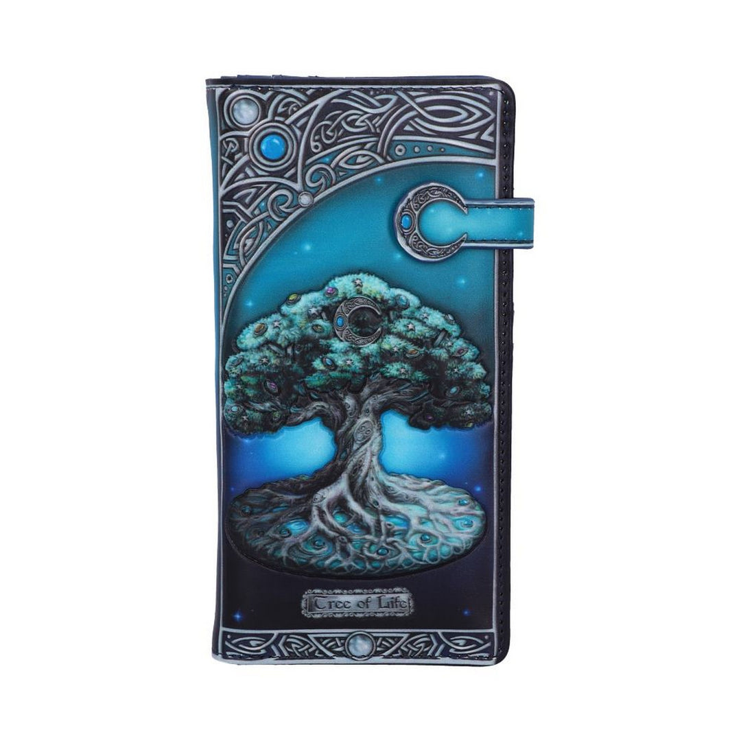 Tree of Life Pagan Moon Embossed Purse B5174R0
