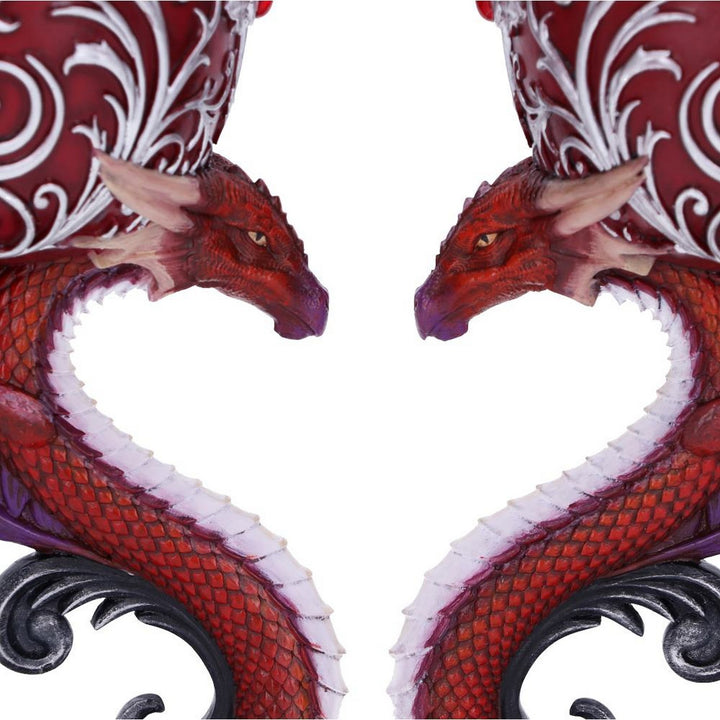 Dragons Devotion Twin Dragon Heart Set of Two Goblets B5190R0