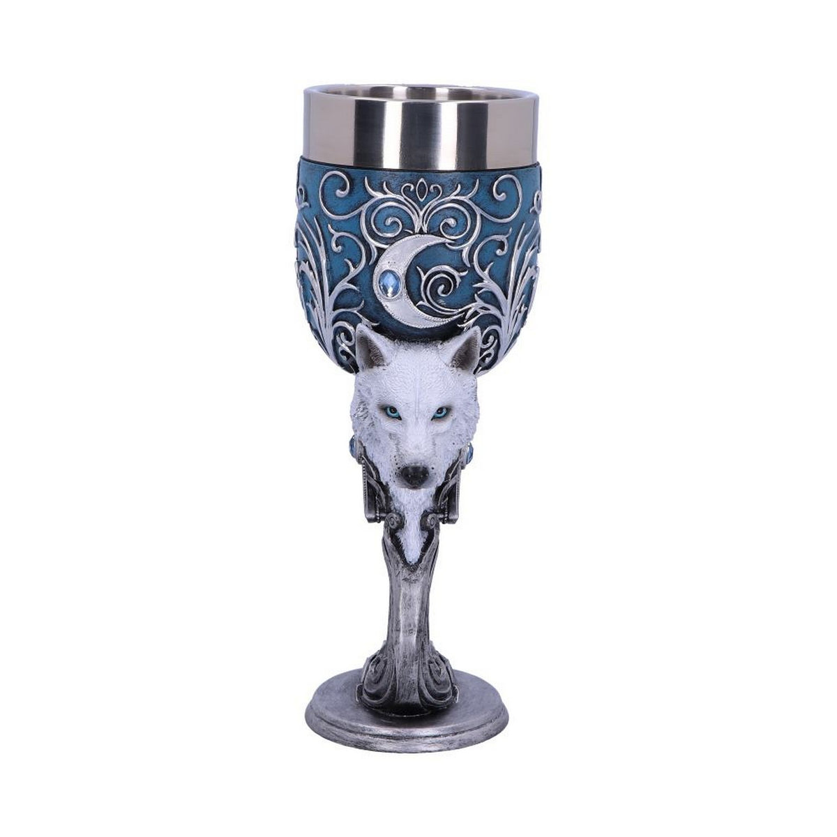 Wild at Heart Twin Wolf Heart Set of Two Goblets B5192R0