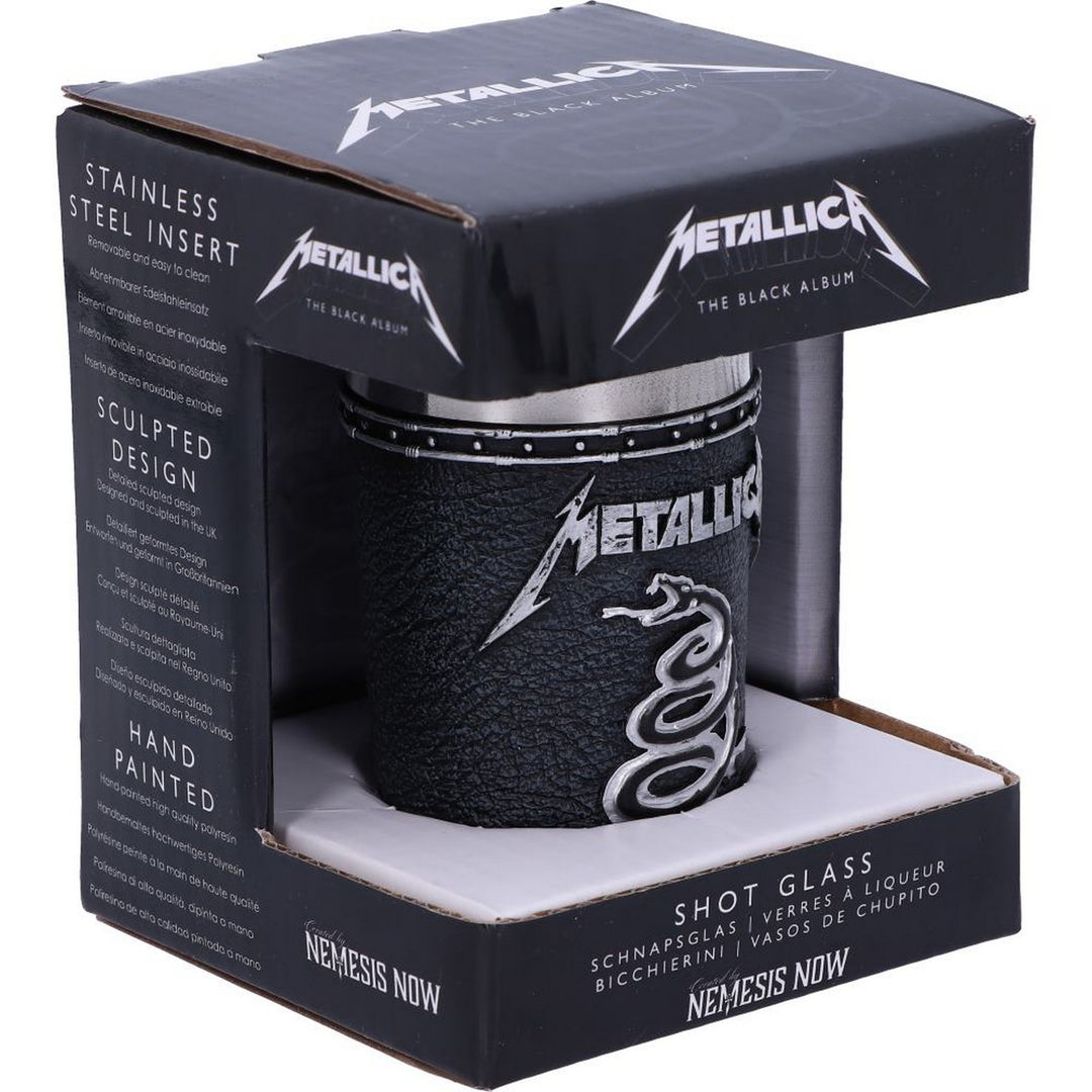 Officially Licensed Metallica Black Album Shot Glass B5221R0