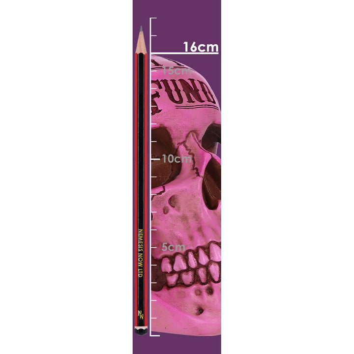 Pink Traditional Tribal Tattoo Fund Skull Money Box B5235S0