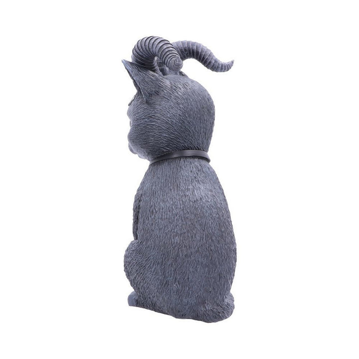 Large Pawzuph Horned Occult Cat Figurine B5236S0