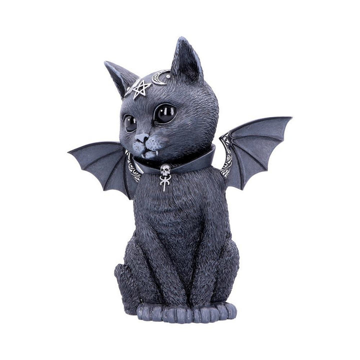 Large Malpuss Winged Occult Cat Figurine B5237S0