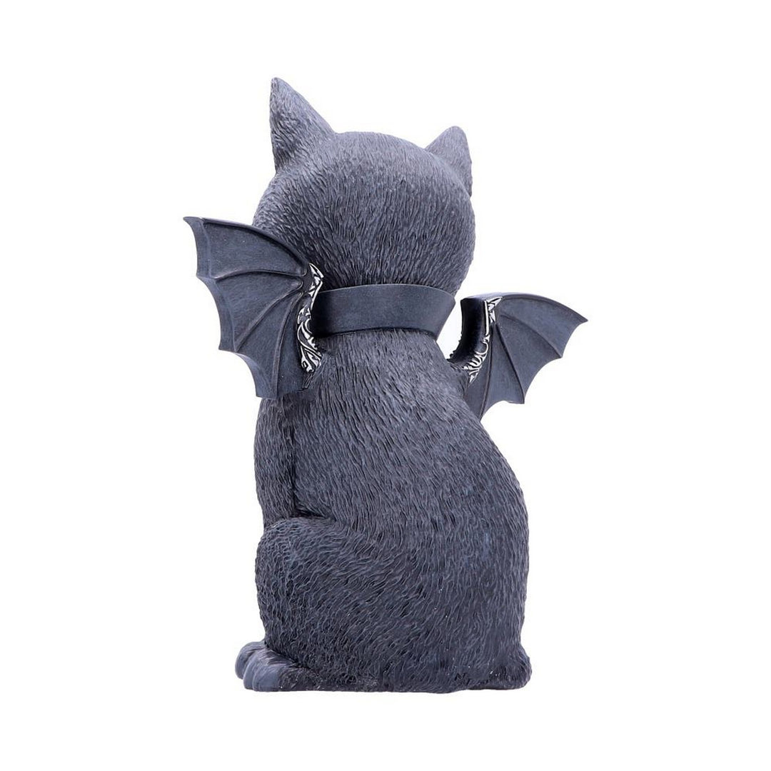 Large Malpuss Winged Occult Cat Figurine B5237S0