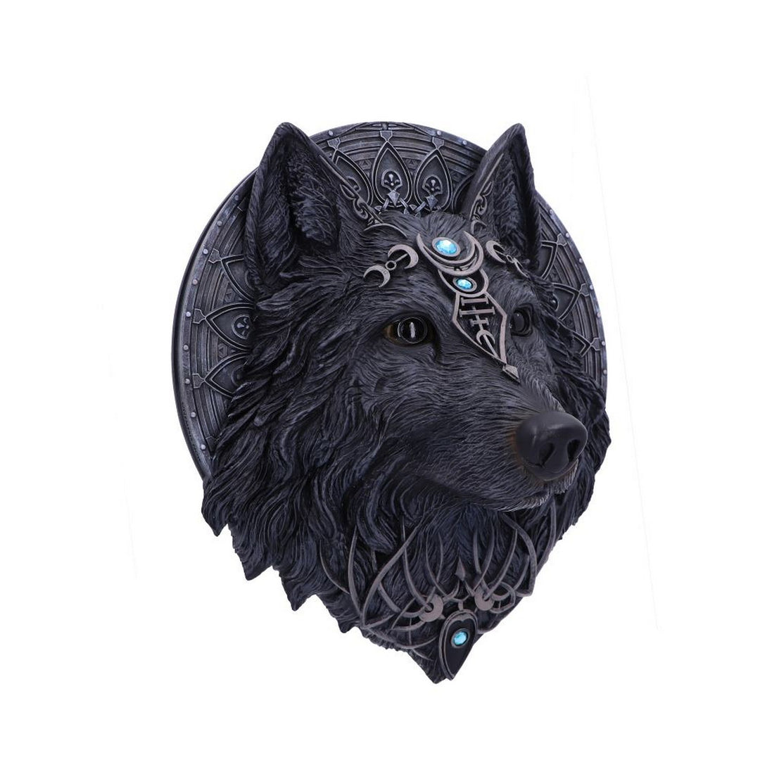 Dark Gothic Magical Wolf Moon Wall Hanging Plaque B5240S0