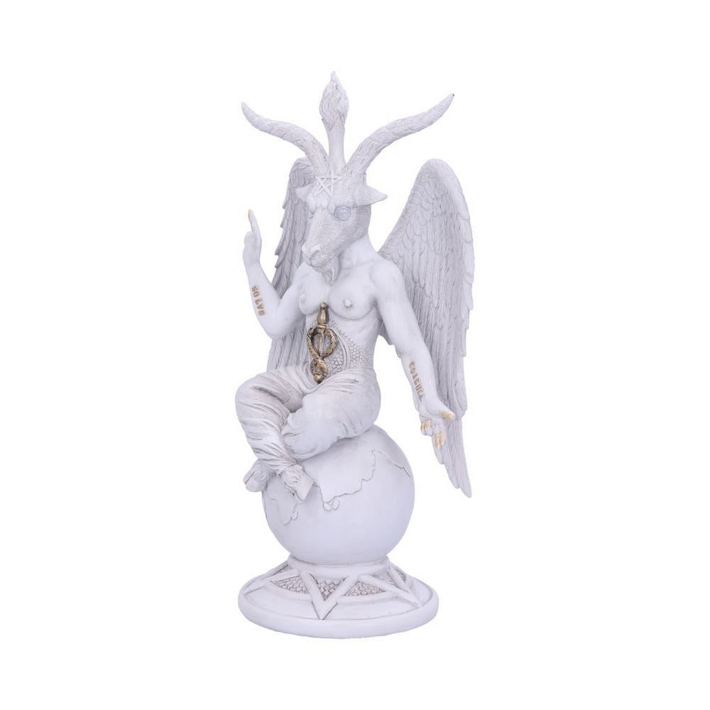 Dark Lord 26cm White Baphomet Figurine B5260S0