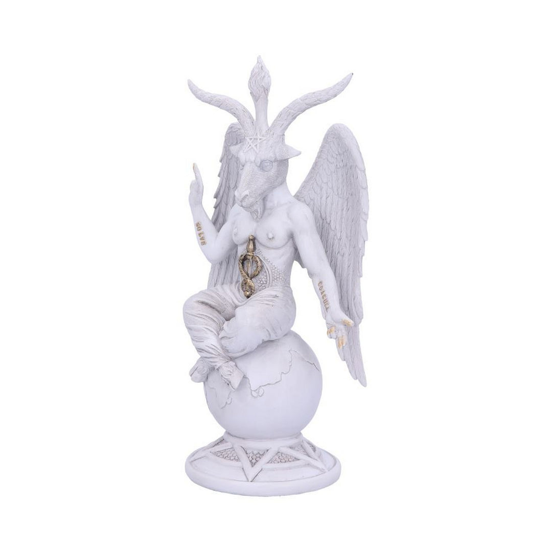 Dark Lord 26cm White Baphomet Figurine B5260S0