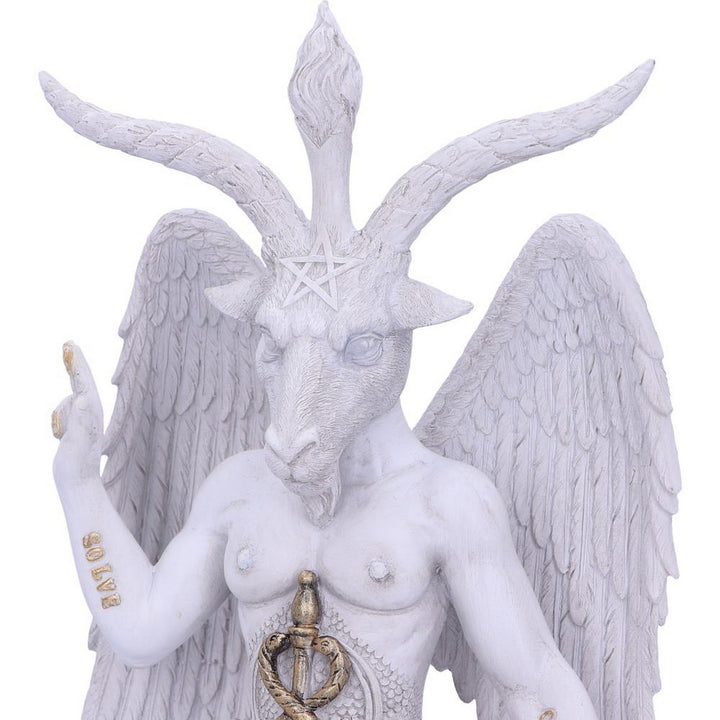 Dark Lord 26cm White Baphomet Figurine B5260S0