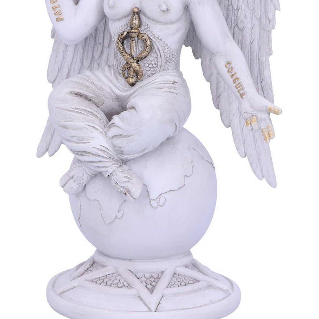 Dark Lord 26cm White Baphomet Figurine B5260S0