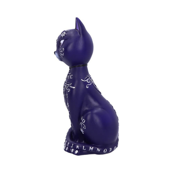 Purple Mystic Kitty 26cm Ouija Cat Figurine B5266S0