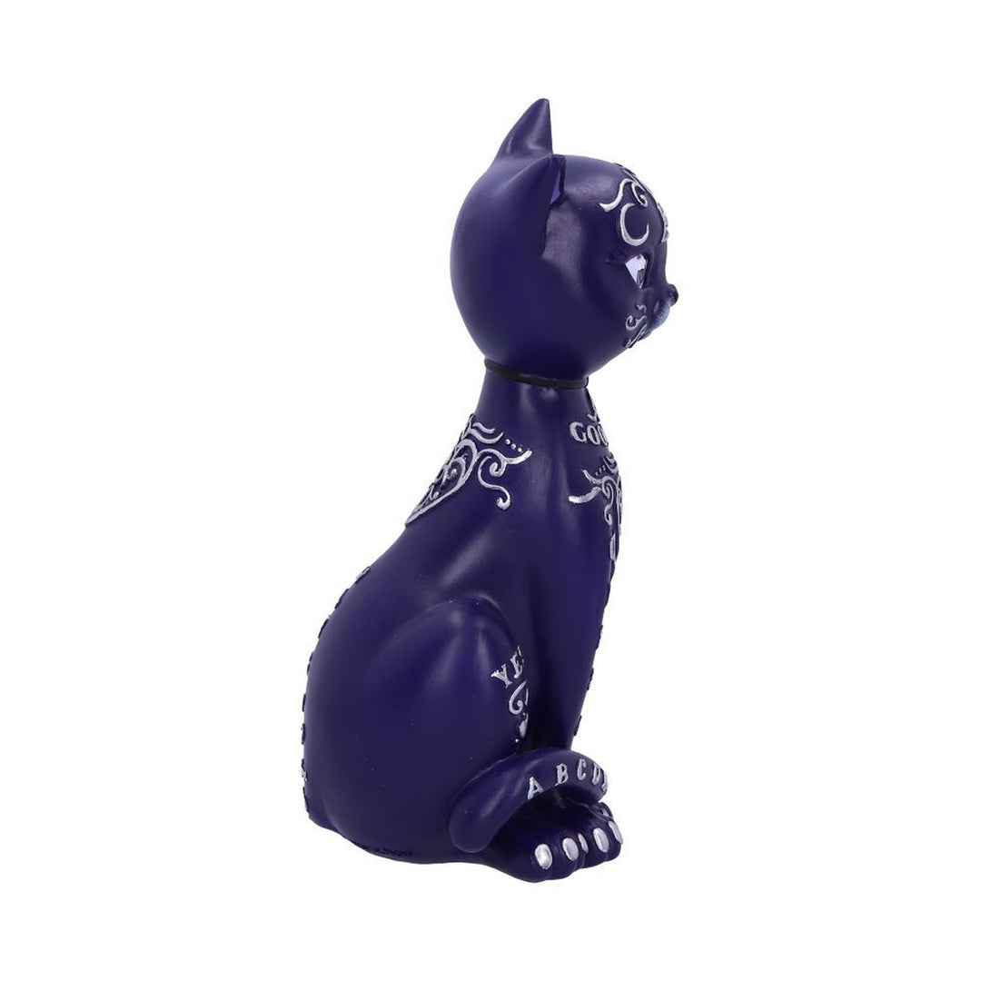 Purple Mystic Kitty 26cm Ouija Cat Figurine B5266S0