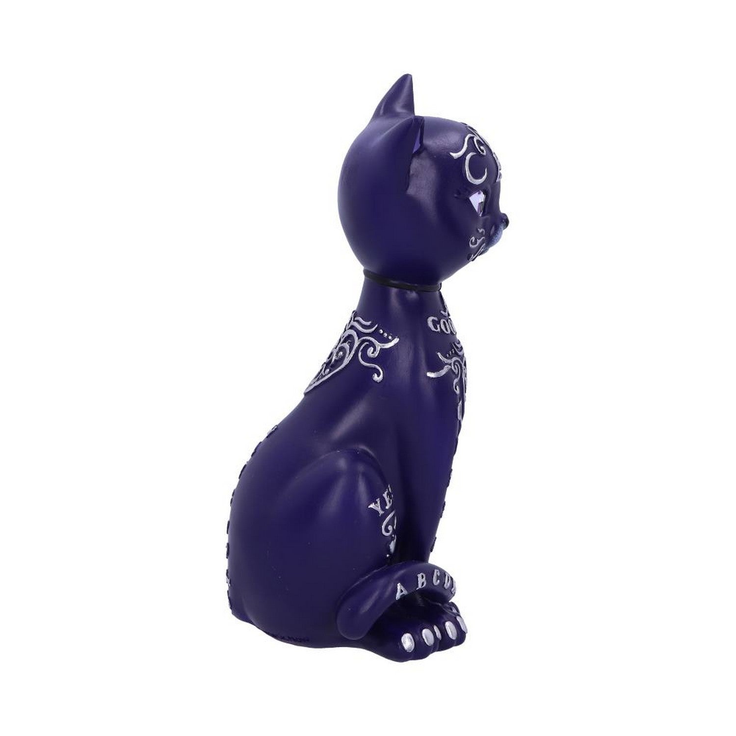 Purple Mystic Kitty 26cm Ouija Cat Figurine B5266S0