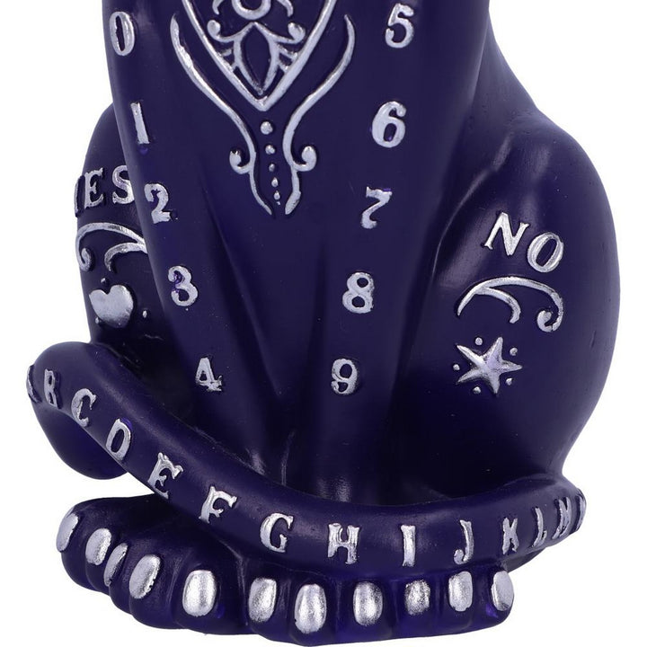Purple Mystic Kitty 26cm Ouija Cat Figurine B5266S0