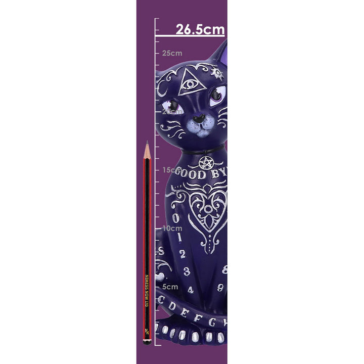 Purple Mystic Kitty 26cm Ouija Cat Figurine B5266S0