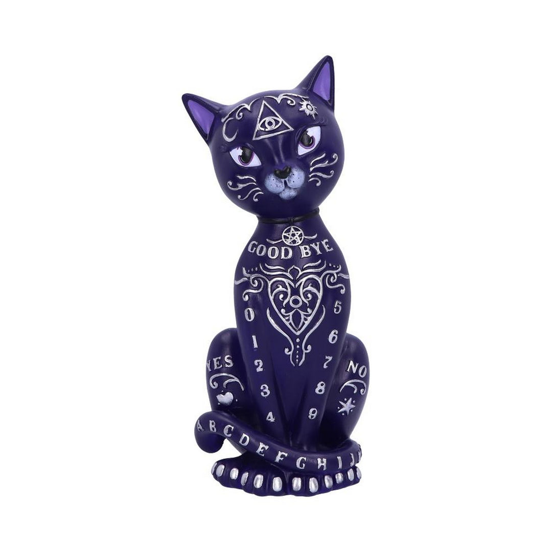 Purple Mystic Kitty 26cm Ouija Cat Figurine B5266S0