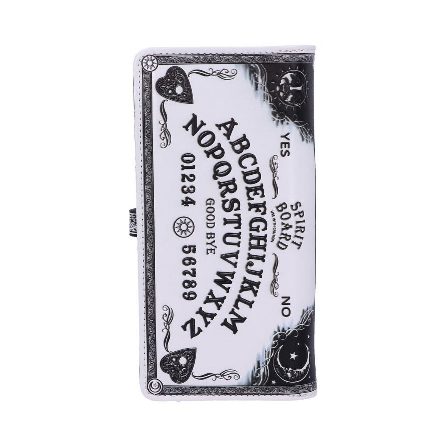White Spirit Board Embossed Ouija Purse B5310S0