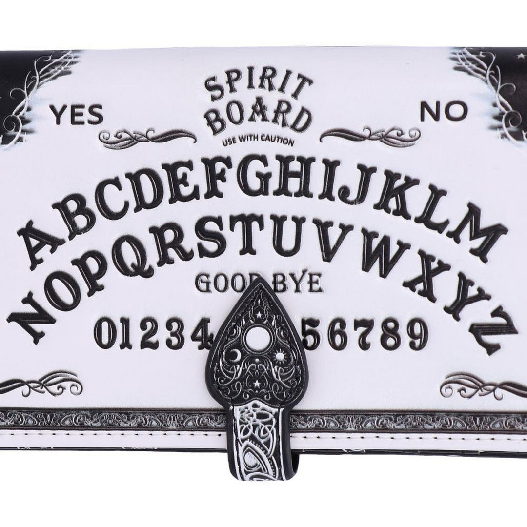 White Spirit Board Embossed Ouija Purse B5310S0