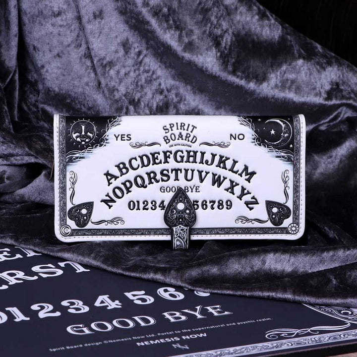 White Spirit Board Embossed Ouija Purse B5310S0