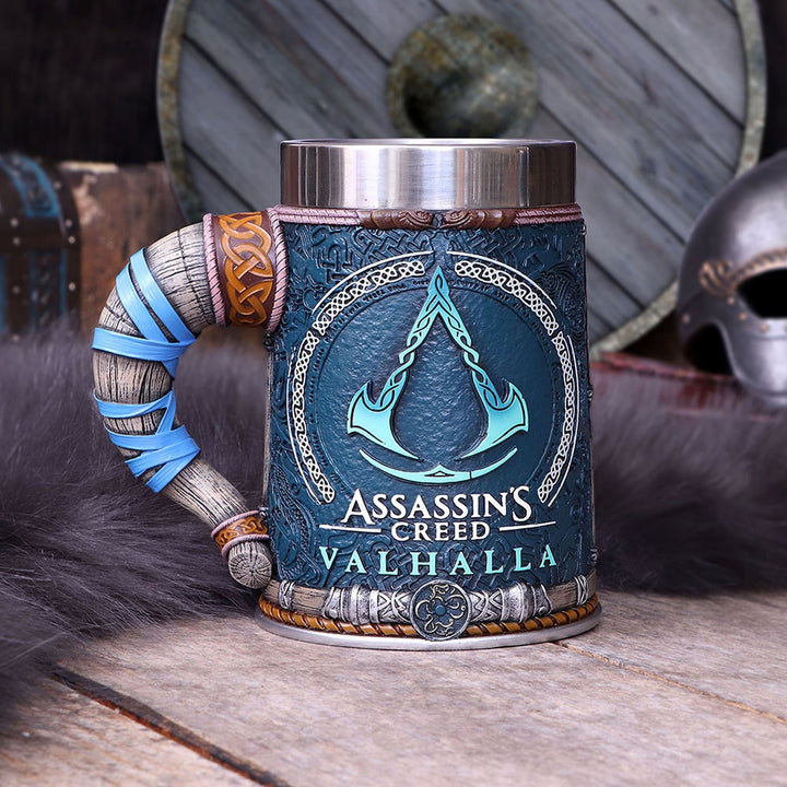 Officially Licensed Assassins Creed Valhalla Game Tankard B5335S0