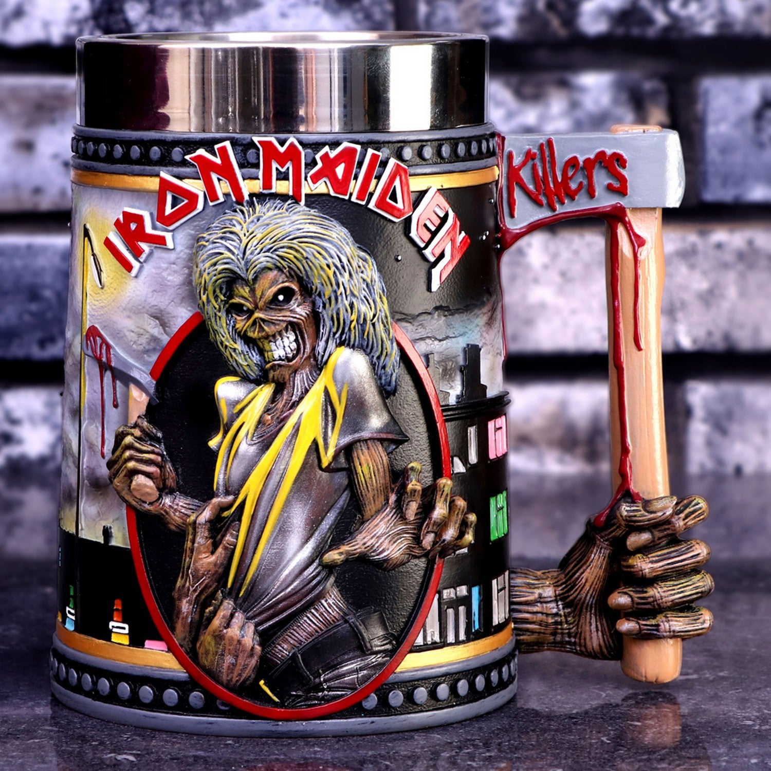 Officially Licensed Iron Maiden The Killers Eddie Album Tankard B5369S0