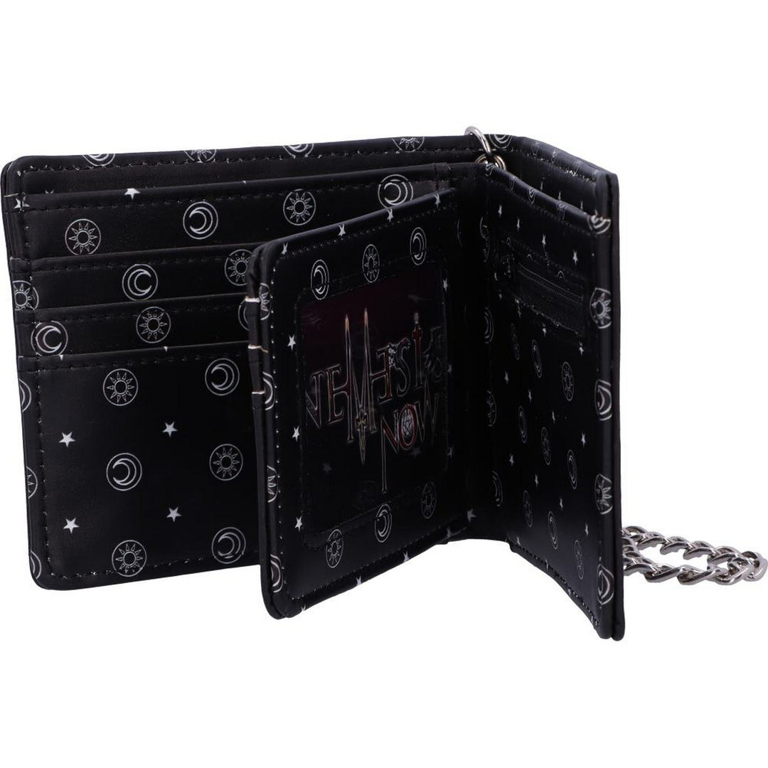 Nemesis Now Spirit Board Embossed Purse Ouija Wallet Black 18.5cm B5376S0