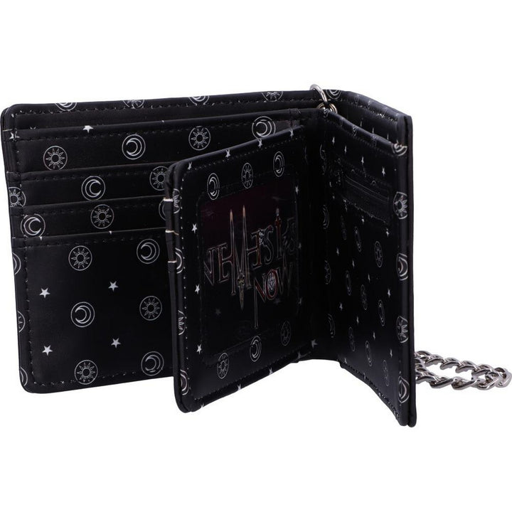 Nemesis Now Spirit Board Embossed Purse Ouija Wallet Black 18.5cm B5376S0
