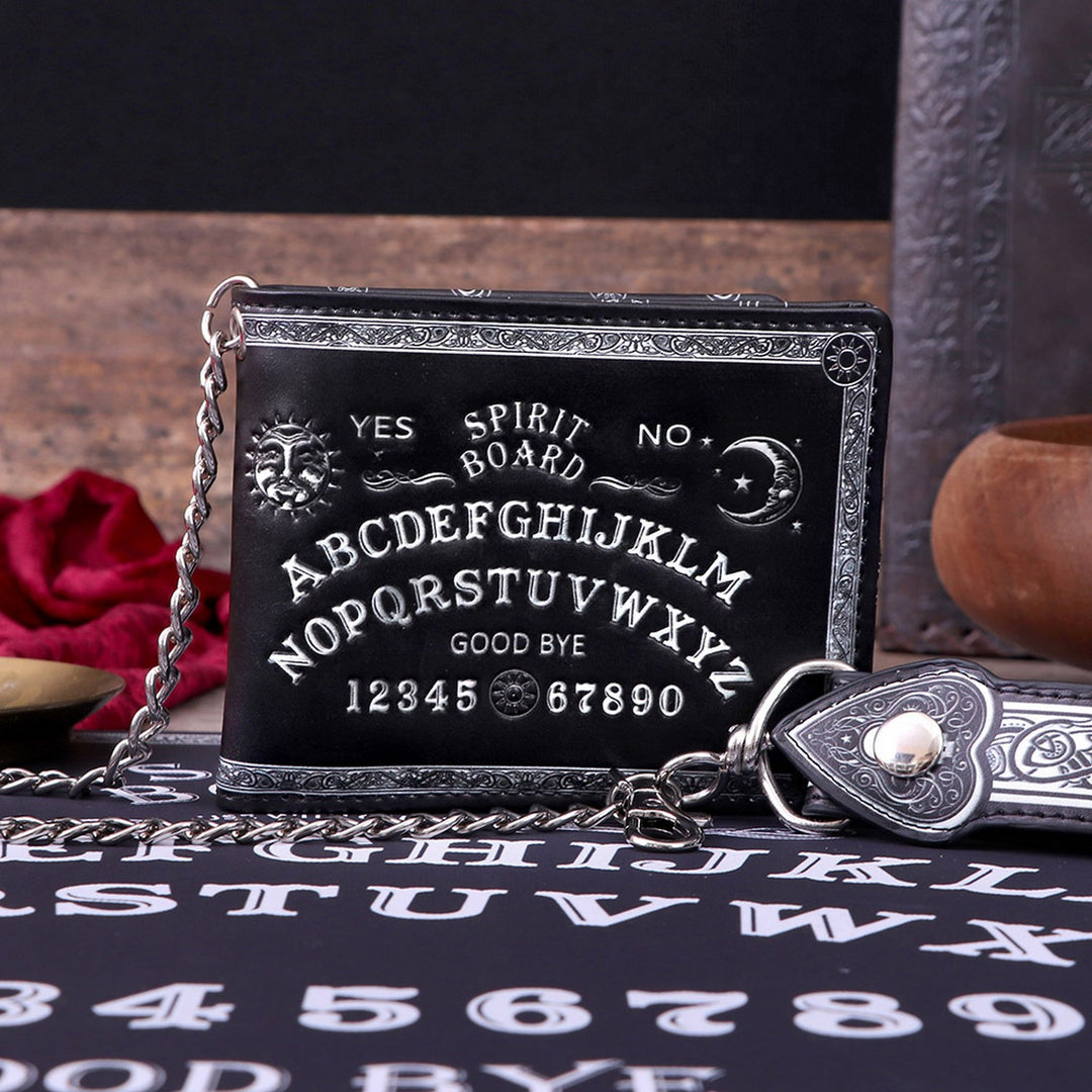 Nemesis Now Spirit Board Embossed Purse Ouija Wallet Black 18.5cm B5376S0