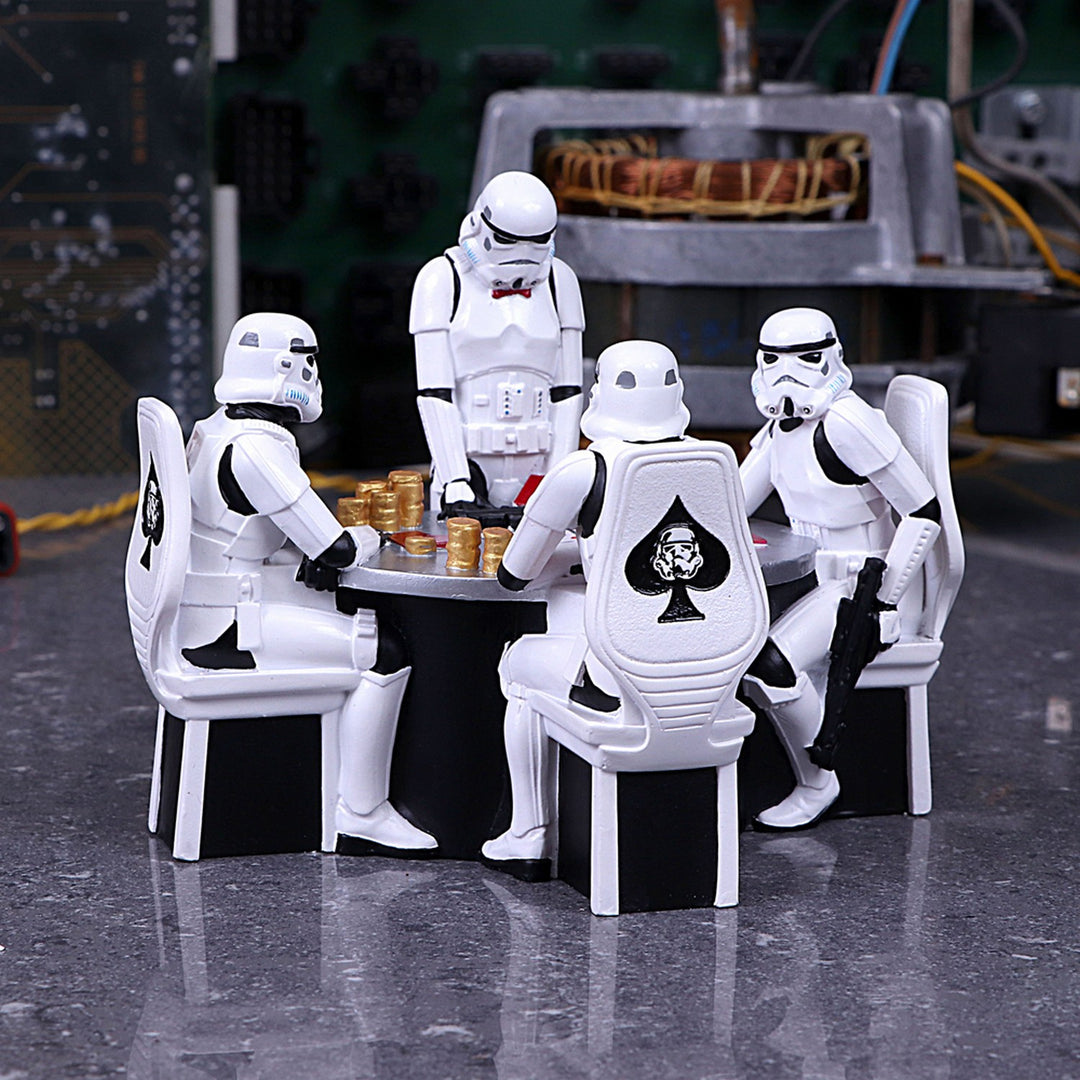 The Original Stormtrooper Poker Face Gambling Figurine B5441T1